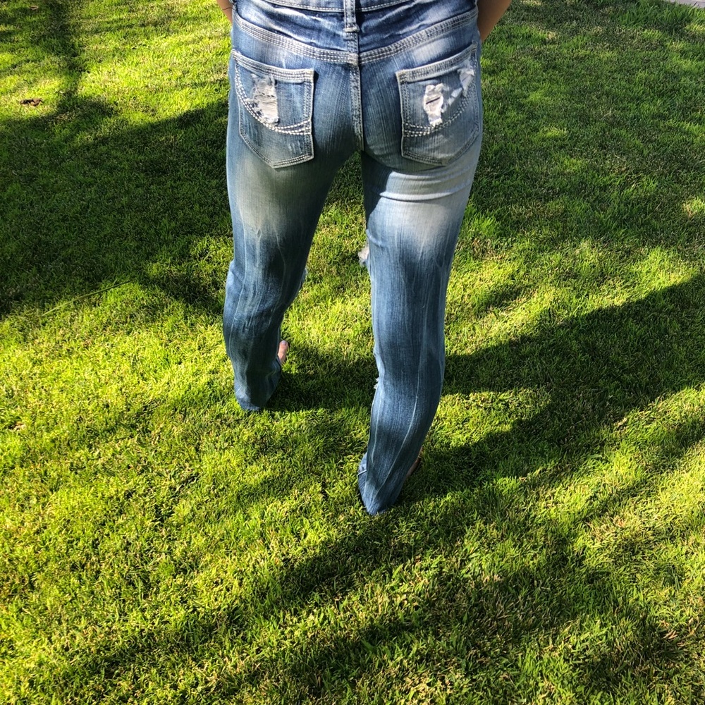 Machine ripped jeans - Picture 4 of 6